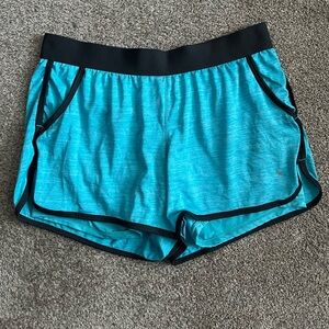Blue women’s athletic shorts size M